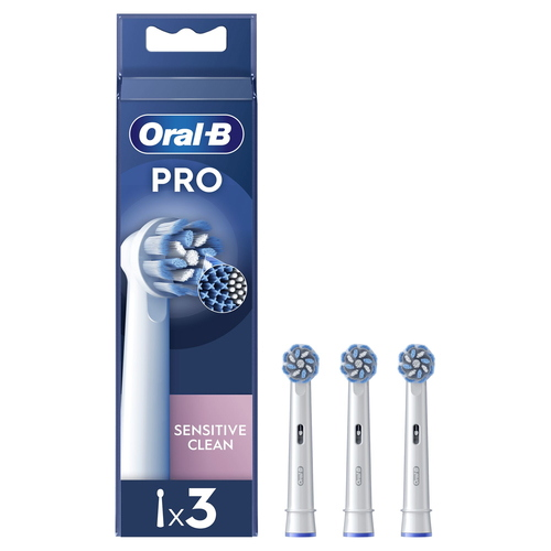 Braun Oral-B Testine Di Ricambio Pro Sensitive Clean, 3 Testine