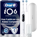 Braun Oral-B iO 6N Spazzolino Elettrico Ricaricabile sensore di pressione Display Interattivo, Intelligenza Artificiale