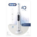 Braun Oral-B iO 9S Spazzolino Elettrico Ricaricabile Bianco, 2 Testine, 1 Custodia Da Viaggio Ricaricabile