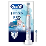 Braun Oral-B PRO Junior Frozen spazzolino elettrico Bambino Spazzolino rotante Multicolore, Bianco