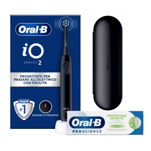 Braun Oral-B iO2 Adulto Spazzolino elettrico a vibrazione Nero