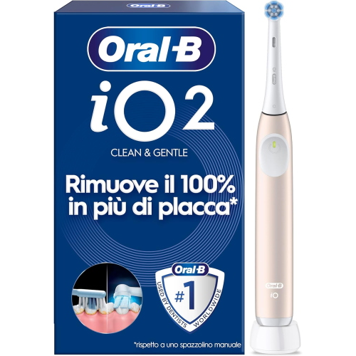 Braun Oral-B iO 2 Spazzolino Elettrico Rosa sensore di pressione