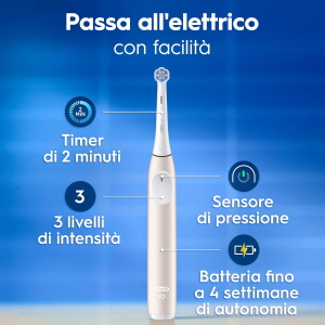 Braun Oral-B iO 2 Spazzolino Elettrico Rosa sensore di pressione