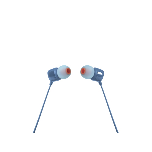 JBL Tune 110, Intra-auricolari a cavo, con comando/microfono, Blu