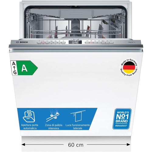 Bosch SMH4ECX27E Serie 4 Lavastoviglie incasso a scomparsa totale Classe A 14 coperti 8 programmi