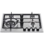 Bertazzoni La Germania P604LLAGXV Futura Piano Cottura 4 Fuochi a Gas 60 cm Inox