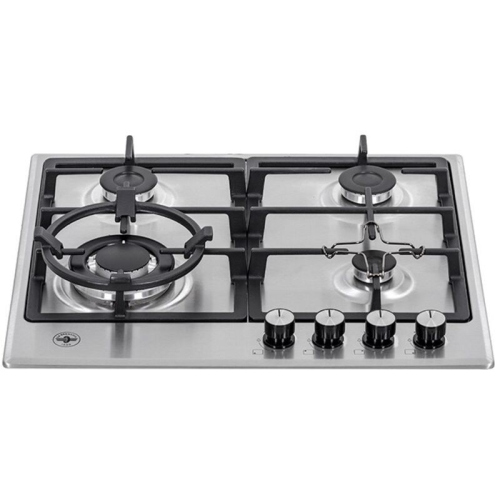 Bertazzoni La Germania P604LLAGXV Futura Piano Cottura 4 Fuochi a Gas 60 cm Inox