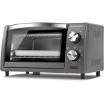 G3 Ferrari G10169 Forno Elettrico, 10 Litri Silver resistenze al quarzo doppio vetro fondo apribile