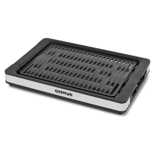 G3 Ferrari G10206 Barbecue Elettrico 1800W Piastra Antiaderente Nero/Silver Tito