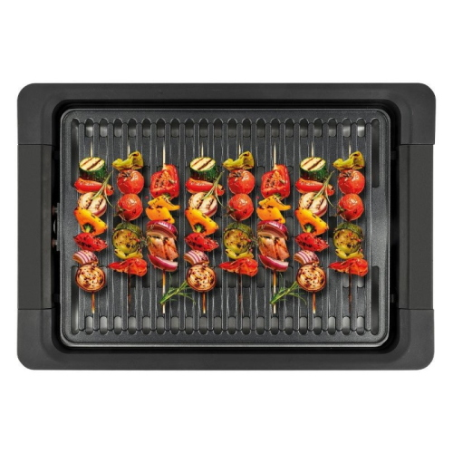 G3 Ferrari G10206 Barbecue Elettrico 1800W Piastra Antiaderente Nero/Silver Tito