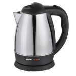 Zephir ZHC91 bollitore elettrico 1,2Lt 1400W Nero, Acciaio inox