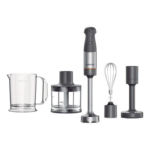 Kenwood HBM60.307GY Triblade XL+ Frullatore ad immersione, Asta removibile in acciaio inox, 1000 W Grigio minipimer
