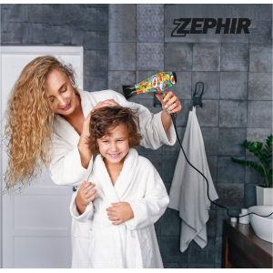 Zephir ZHB2003R Asciugacapelli 2200W Con Diffusore