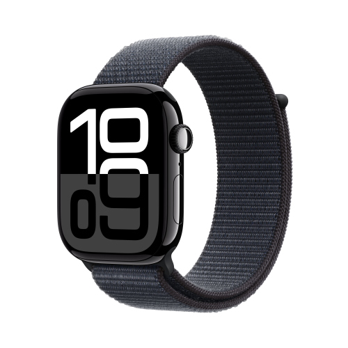 Apple Watch Series 10 MWY53QL/A GPS + Cellular 46mm Alluminio Jet Black con Sport Loop A3003