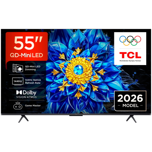 TCL P8L TV 55P8L QD-Mini LED 55", 4K HDR, Google TV, 144Hz VRR, Dolby Vision & Dolby Atmos