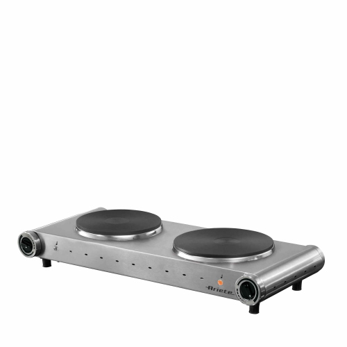 ARIETE FORNELLO ELE 2 PIASTRE 2500W INOX