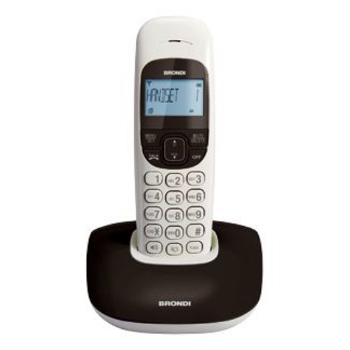 Brondi Nice Telefono Cordless Con Vivavoce Nero/Bianco