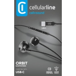 CELLULARLINE CUFFIA AURIC TYPE-C NERA