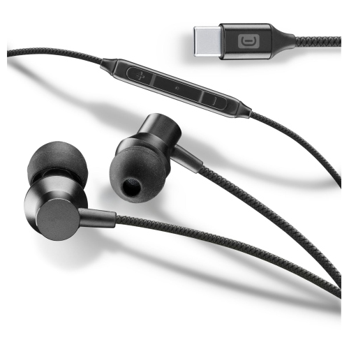 CELLULARLINE CUFFIA AURICOL IN EAR CAVO TYPE-C