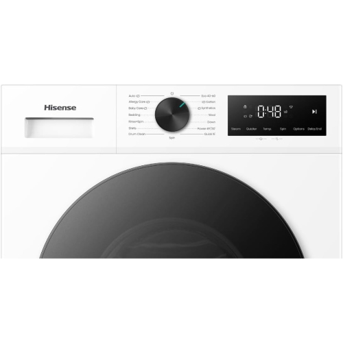 Hisense WF1I7022BWJ2 Lavatrice Slim 44cm 1200g 7Kg Classe A Inverter Vapore