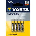 Varta Batterie Alcaline AAA 4pz Superlife Zinco Carbone