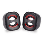 Equip 245331 Mini USB Speaker Black Red altoparlanti