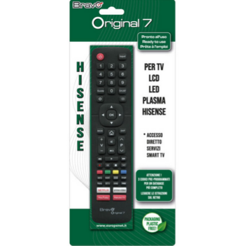 Bravo ORIGINAL 7 Telecomando Universale Hisense