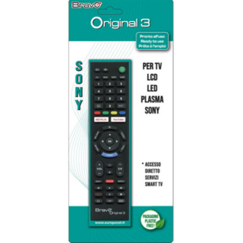 Bravo ORIGINAL 3 Telecomando Universale Sony