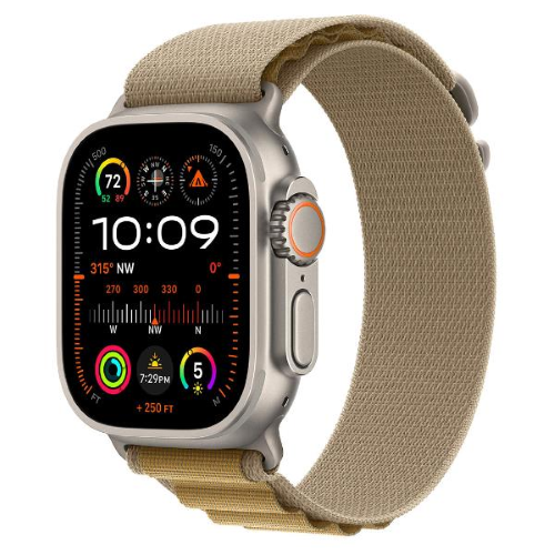 Apple MX4F3TY/A Watch Ultra 2 Gps + Cellular 49mm Titanio Naturale Alpine Loop Sahara Medium