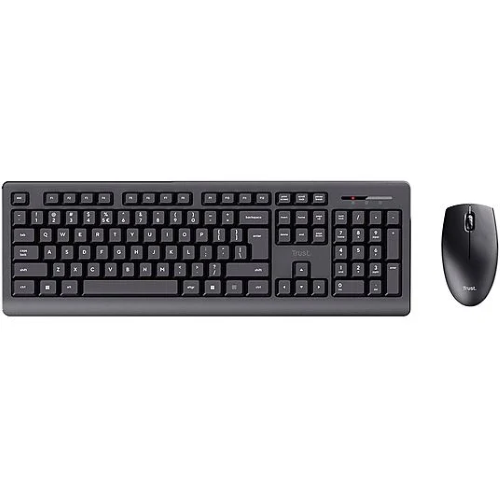 Trust 25434 Mouse+Tastiera Wireless Nero